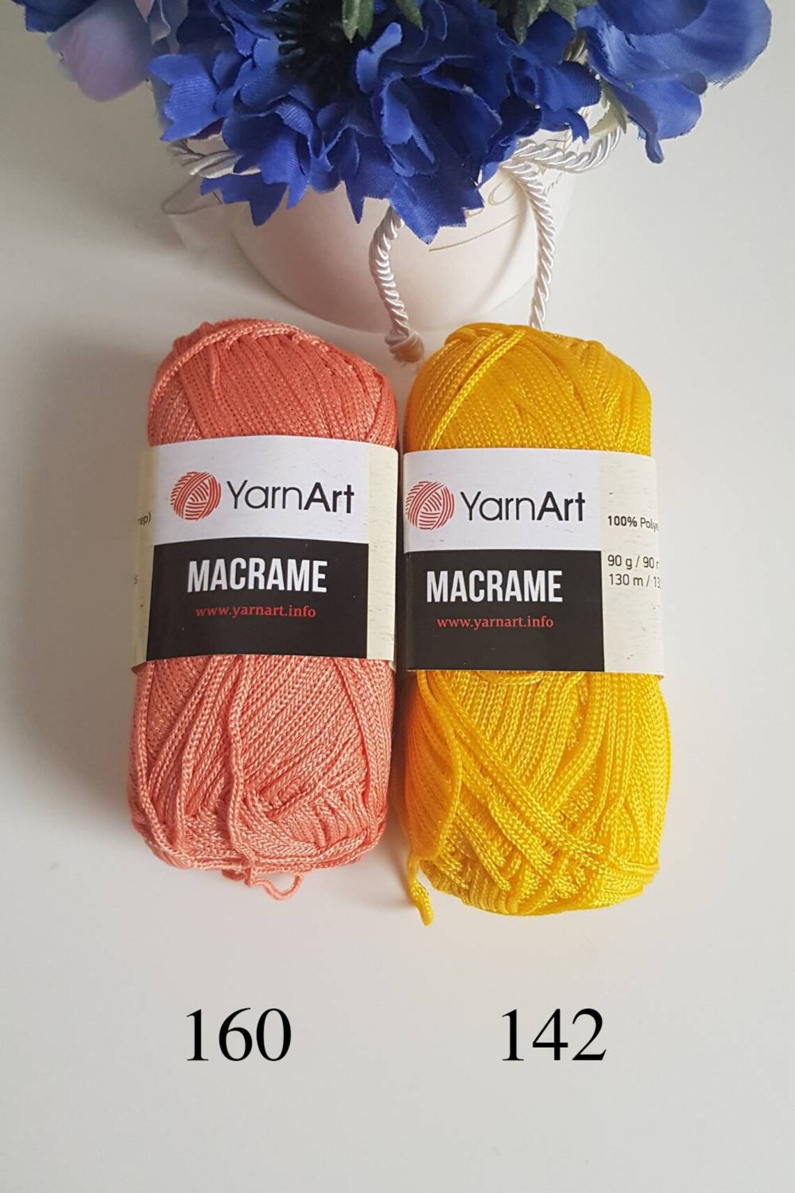 Yarnart Macrame Polyester Macrame Yarn 3mm Crochet Rope Etsy