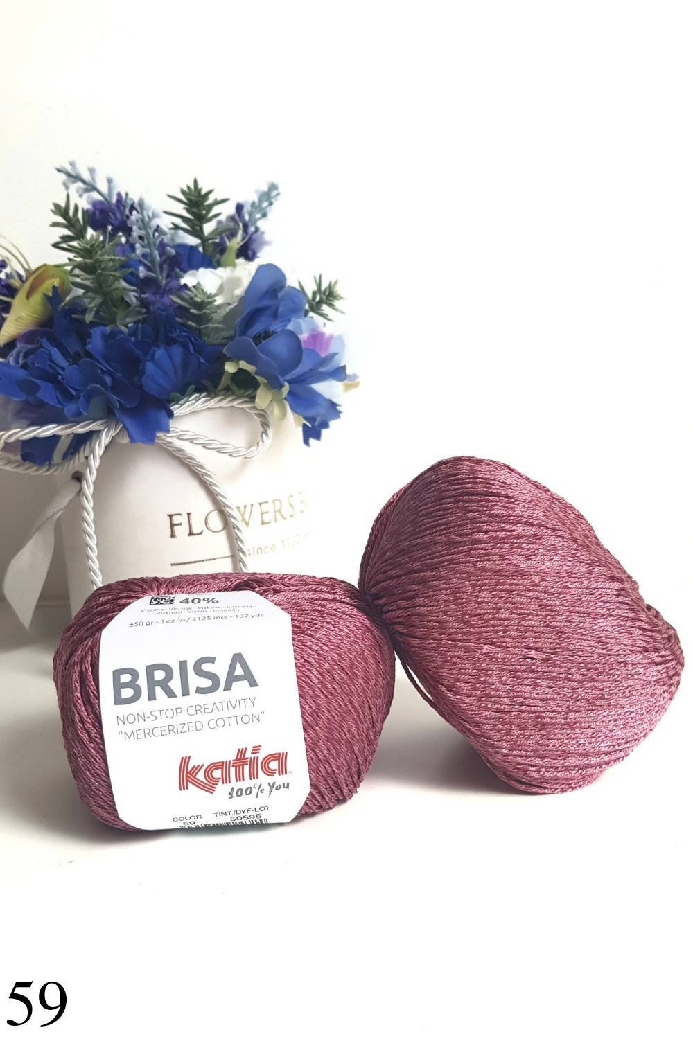 Katia Brisa Cotton Viscose Yarn Superfine Crochet Jewelry