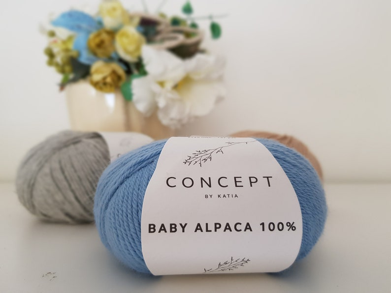 Baby alpaca 100/% by Katia Concept