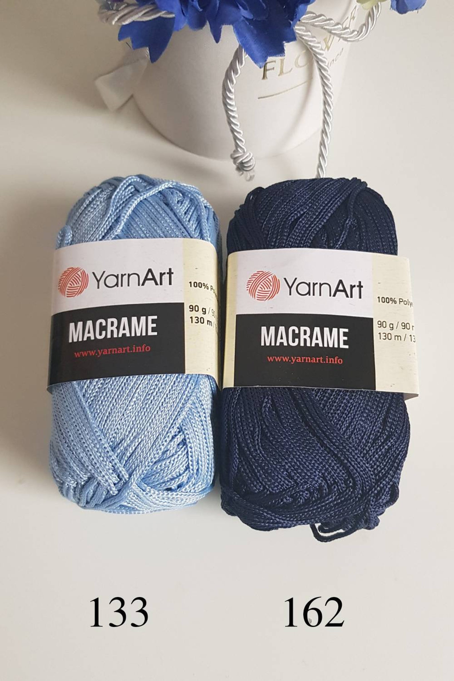 Yarnart Macrame Polyester Macrame Yarn 3mm Crochet Rope Etsy
