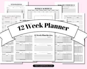 12 Week Planner