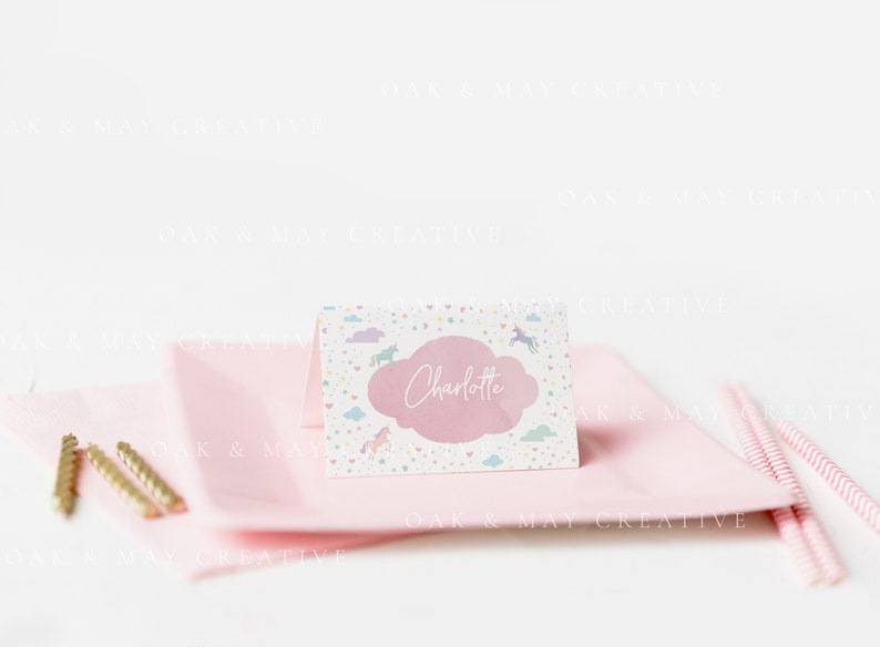Download Store Graphics Tent Cards Mockups Girls Party Tent Card Printable Psd Smart Object Mockups Party Place Cards Mockup Place Cards Mockup Party Mockup Graphic Design