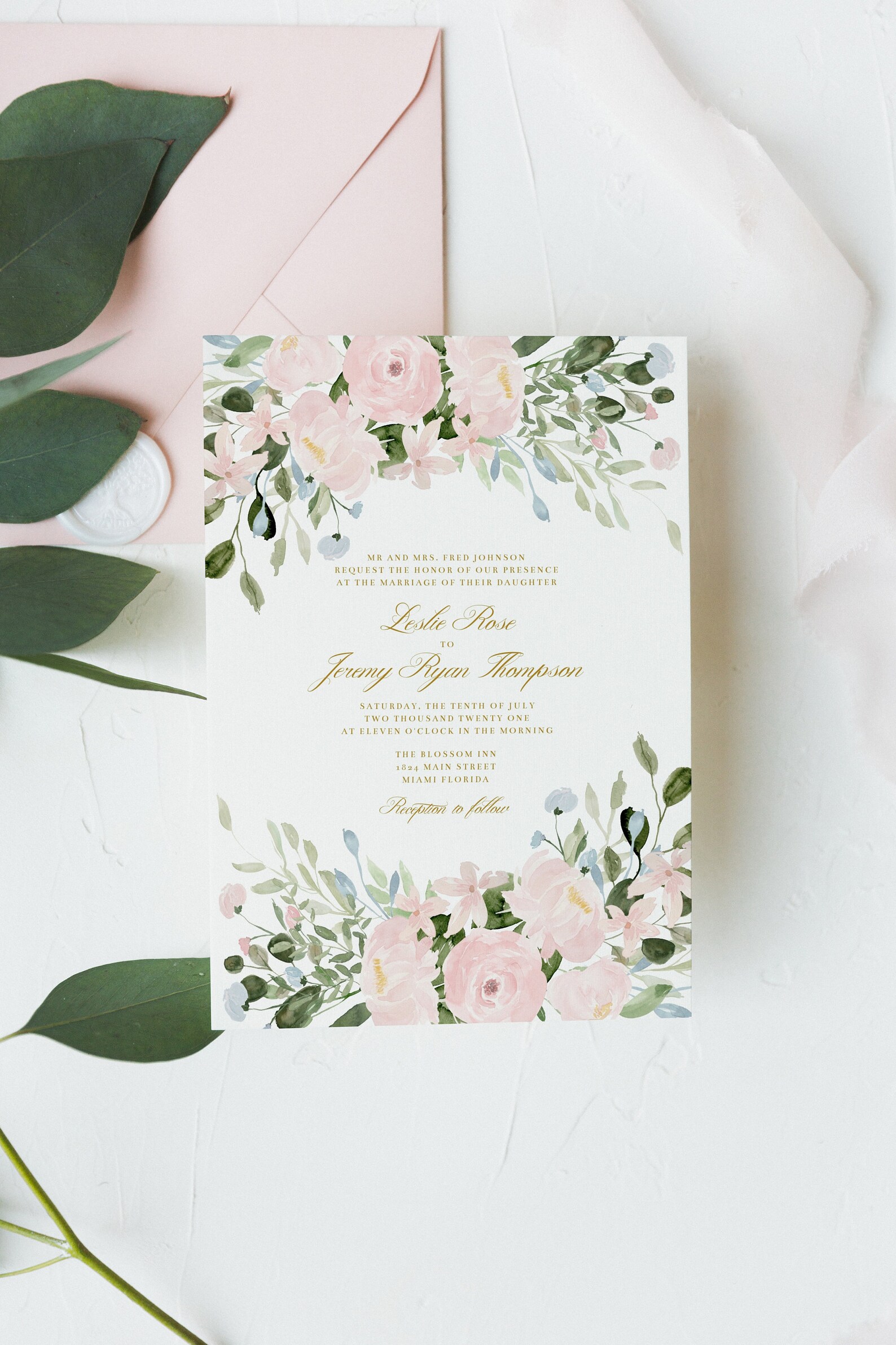 5x7 Wedding Card Mockup A7 Printable Mockup Styled Stock | Etsy