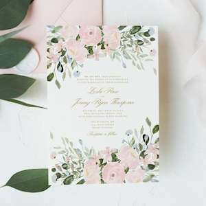 5x7 Wedding Card Mockup, A7 Printable Mockup, Styled Stock Photography ...