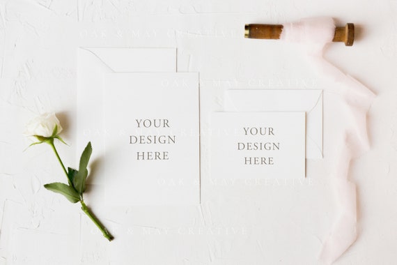 Download Wedding Suite Mockup Wedding Invitation Mockup 5x7 Etsy