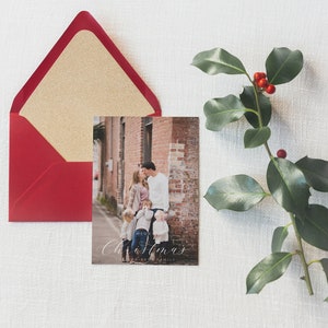 5x7 Christmas Card Mockup, 5x7 Christmas Printable Mockup, Christmas ...