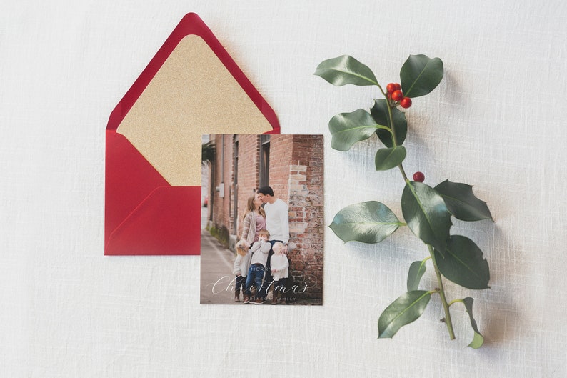 5x7 Christmas Card Mockup 5x7 Christmas Printable Mockup - Etsy