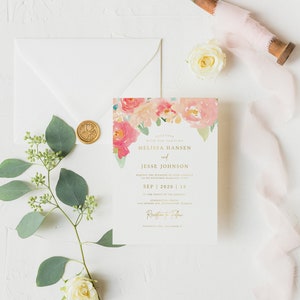 5x7 Wedding Card Mockup, A7 Printable Mockup, Styled Stock Photography ...