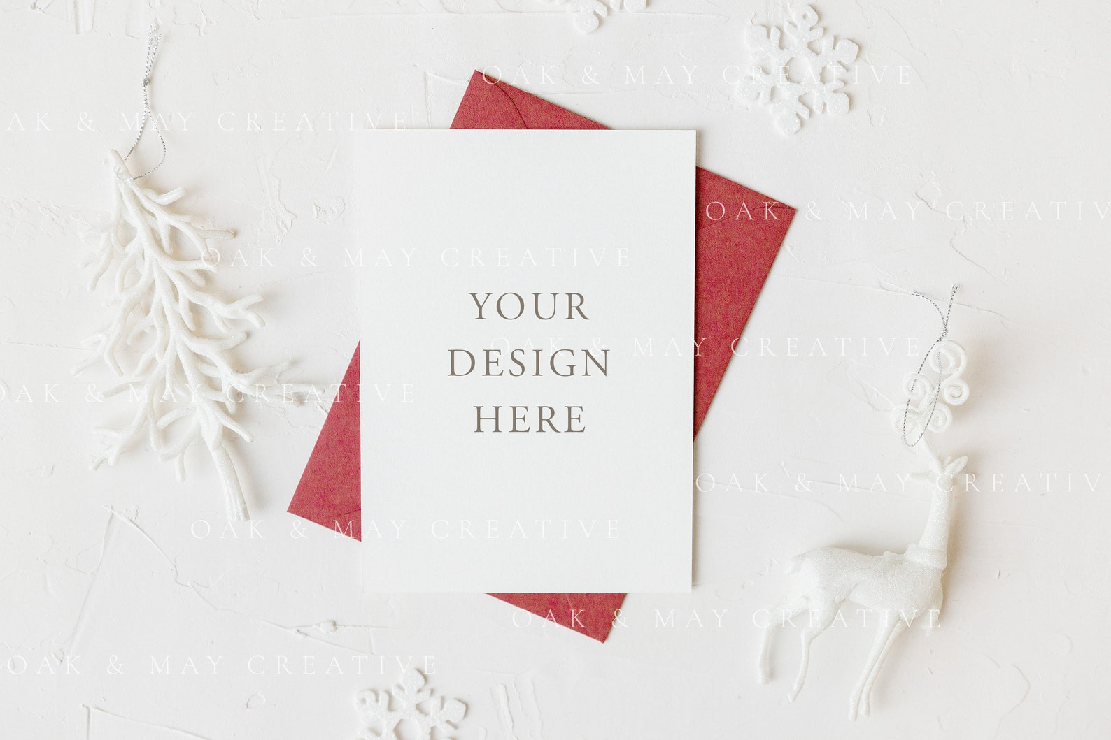 5x7 Christmas Card Mockup 5x7 Christmas Printable Mockup - Etsy