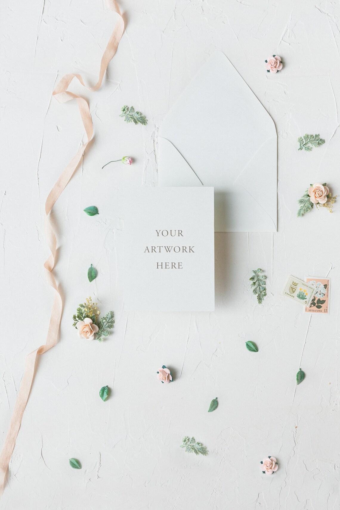 5x7 Wedding Card Mockup A7 Printable Mockup Styled Stock - Etsy
