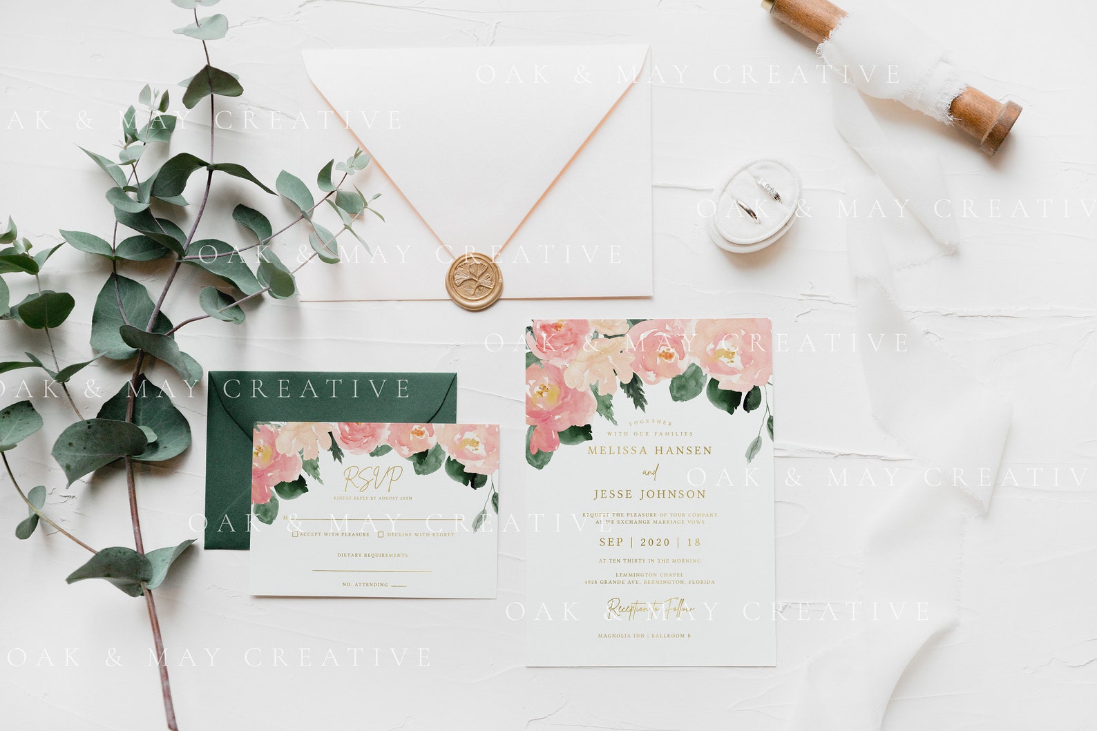 Wedding Suite Mockup Wedding Invitation Mockup 5x7 Etsy