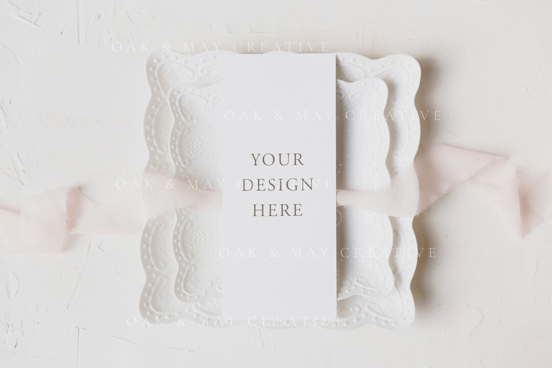 5x7 Wedding Card Mockup, A7 Printable Mockup, Styled Stock Photography ...