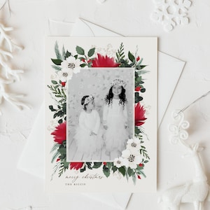 5x7 Christmas Card Mockup, 5x7 Christmas Printable Mockup, Christmas ...