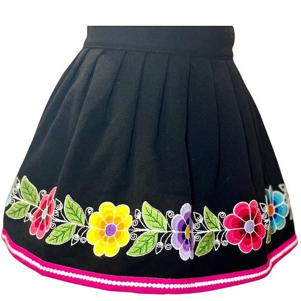 Kids Peruvian Embroidered Skirt - Pollera Canchis