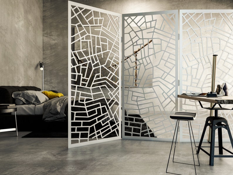 Panel wall free standing room dividers feature wall panel Etsy