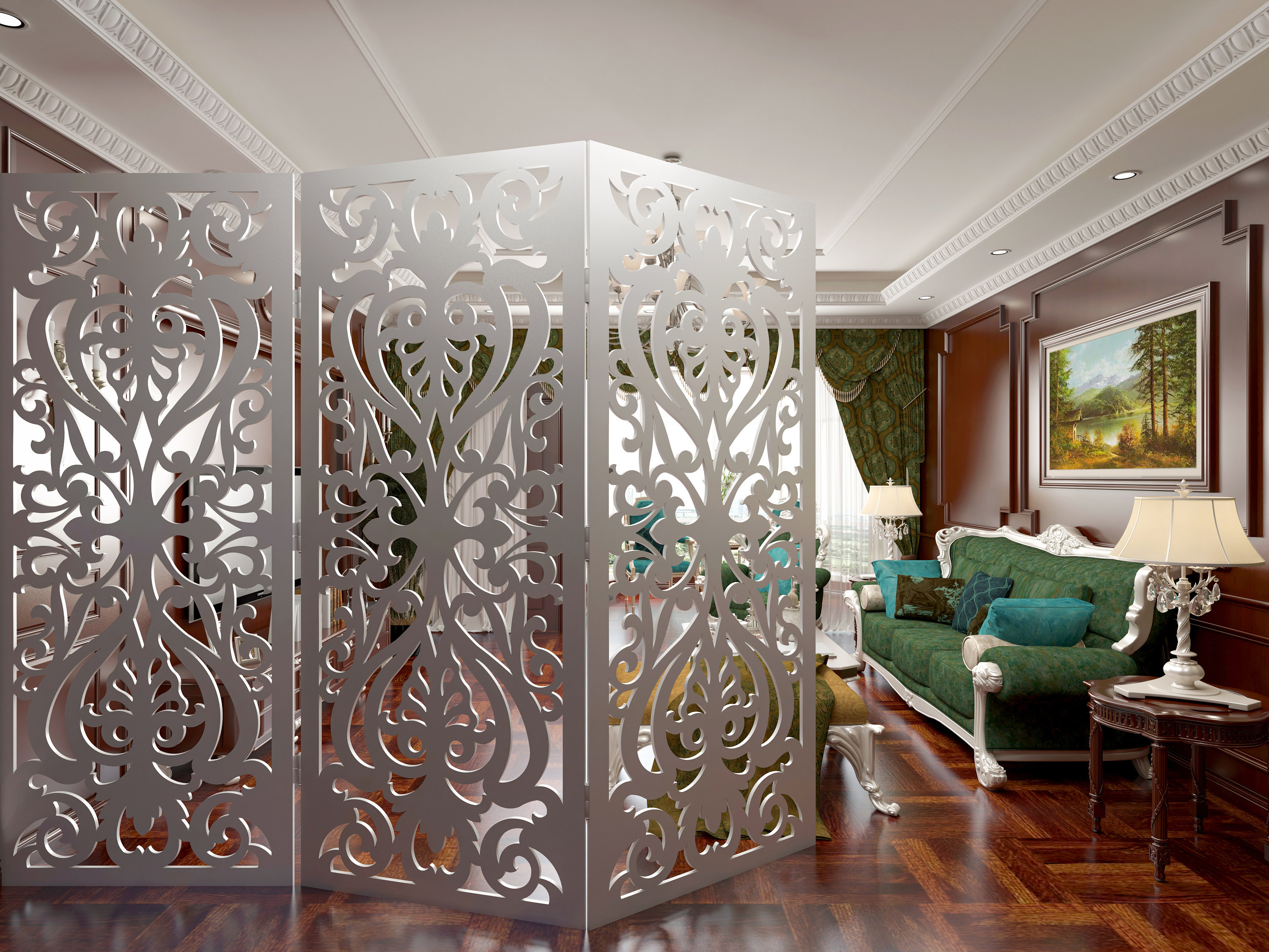 Panel wall free standing room dividers feature wall panel Etsy