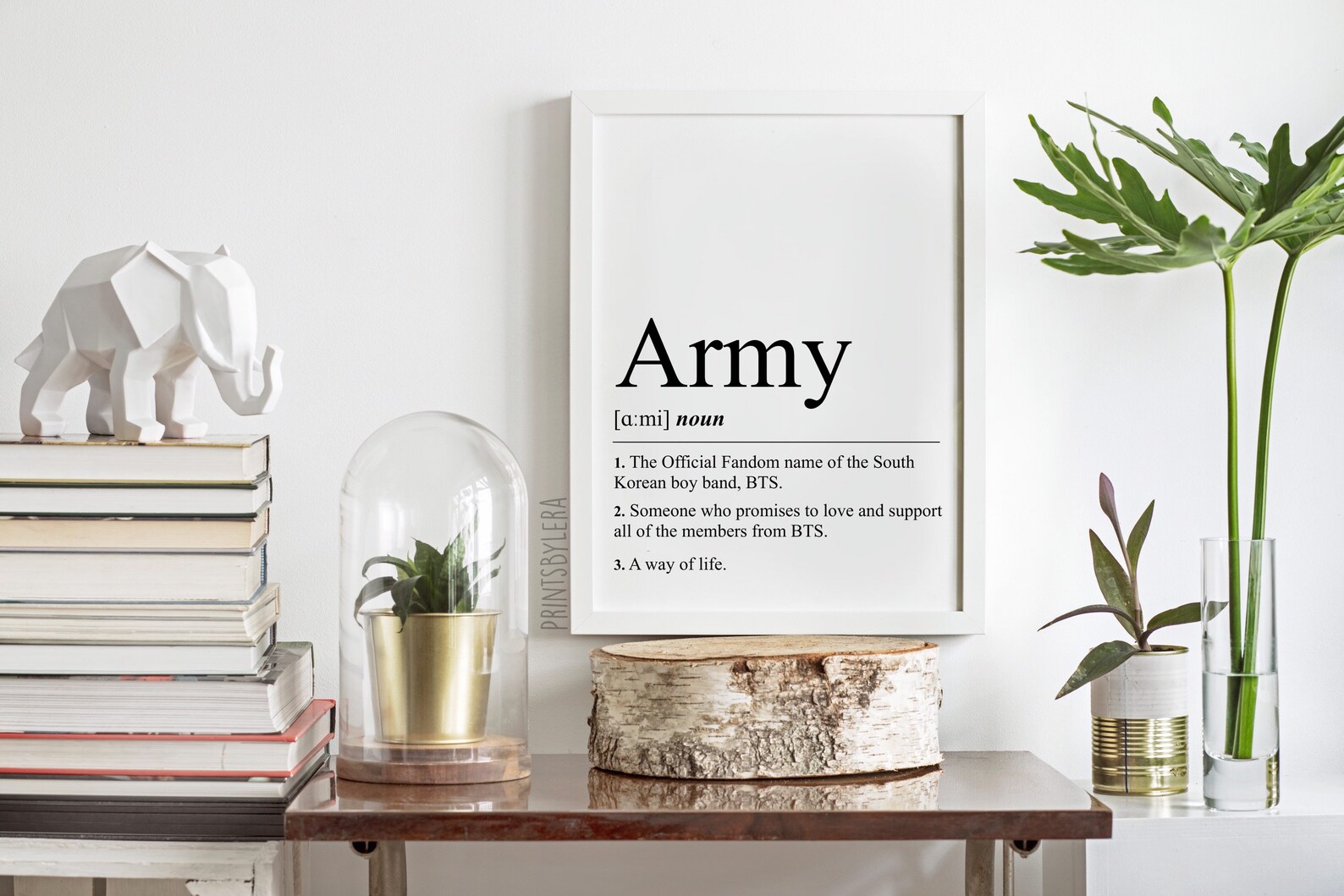 BTS Army Definition Art Print Dictionary Style Home Etsy
