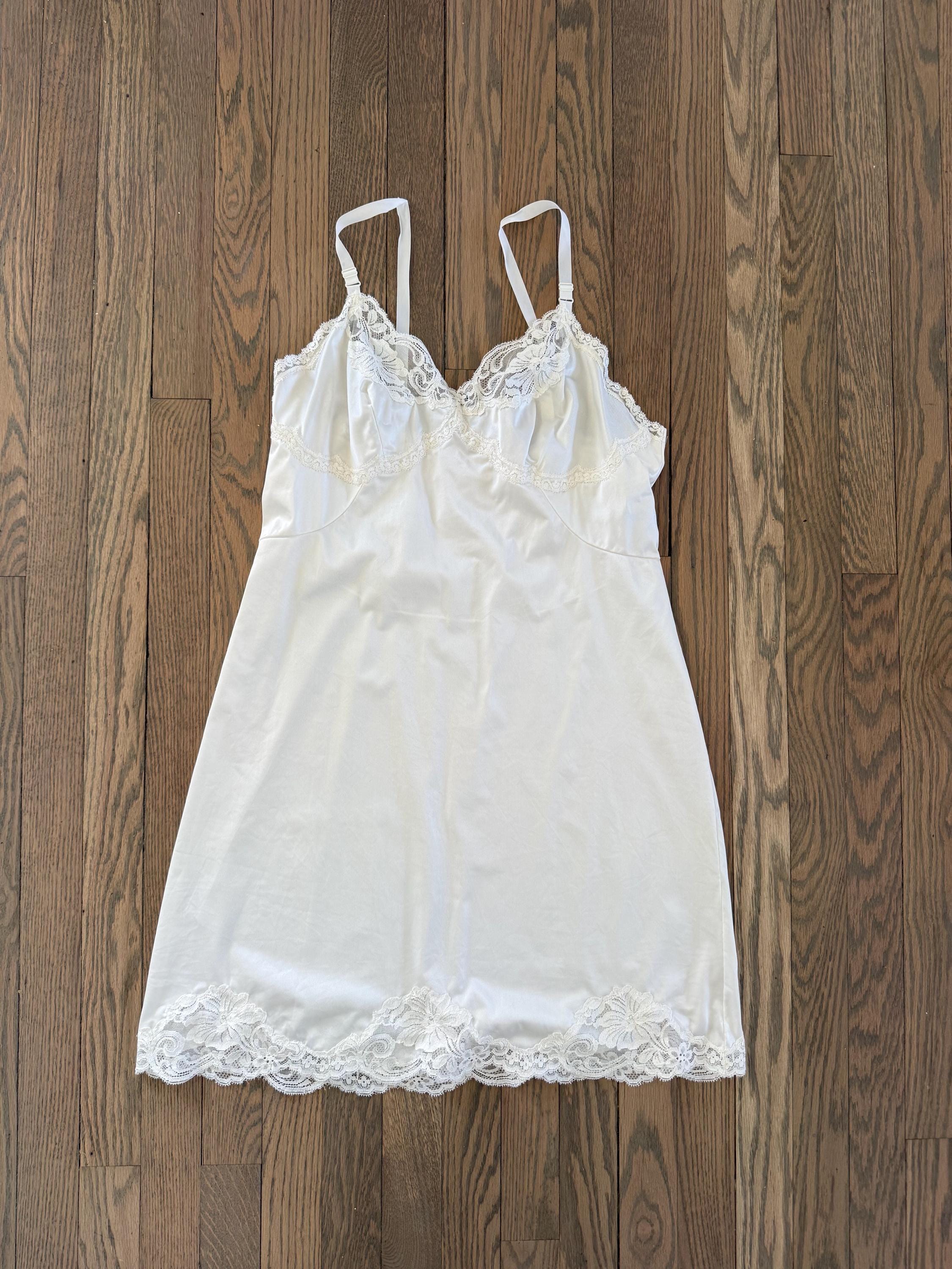 knee length dresses for ladies Girls Baptism Gown - White Satin & Tulle main image 0