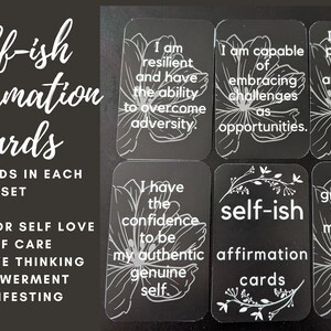 Afirmaciones de aceptación de amor propio Cubierta Potentes citas inspiradoras positivas y empoderadoras Eres suficiente vale la pena Regalo de cuidado personal