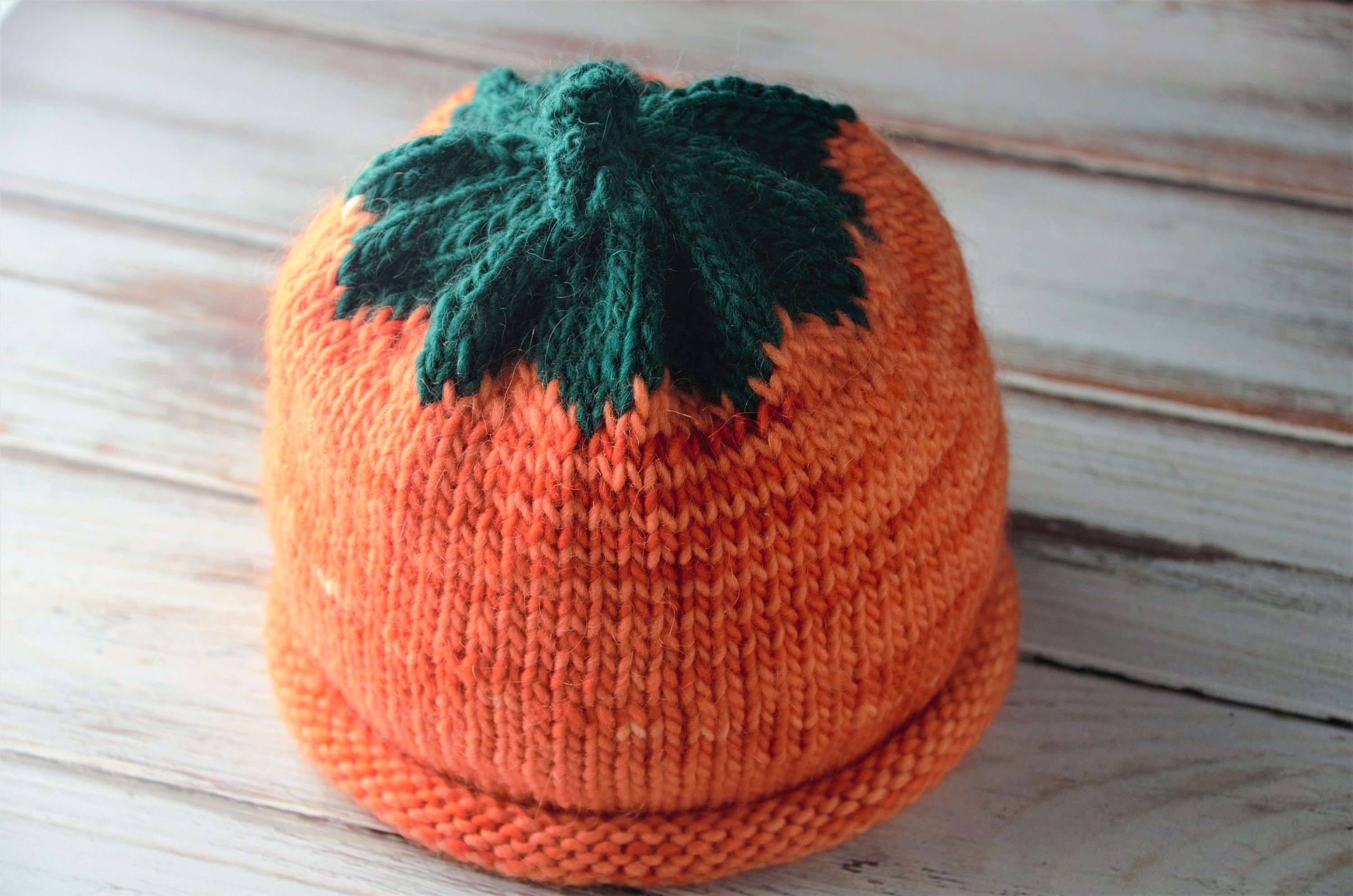 Pumpkin Hat Knitted Children & Adults Halloween Fall Etsy