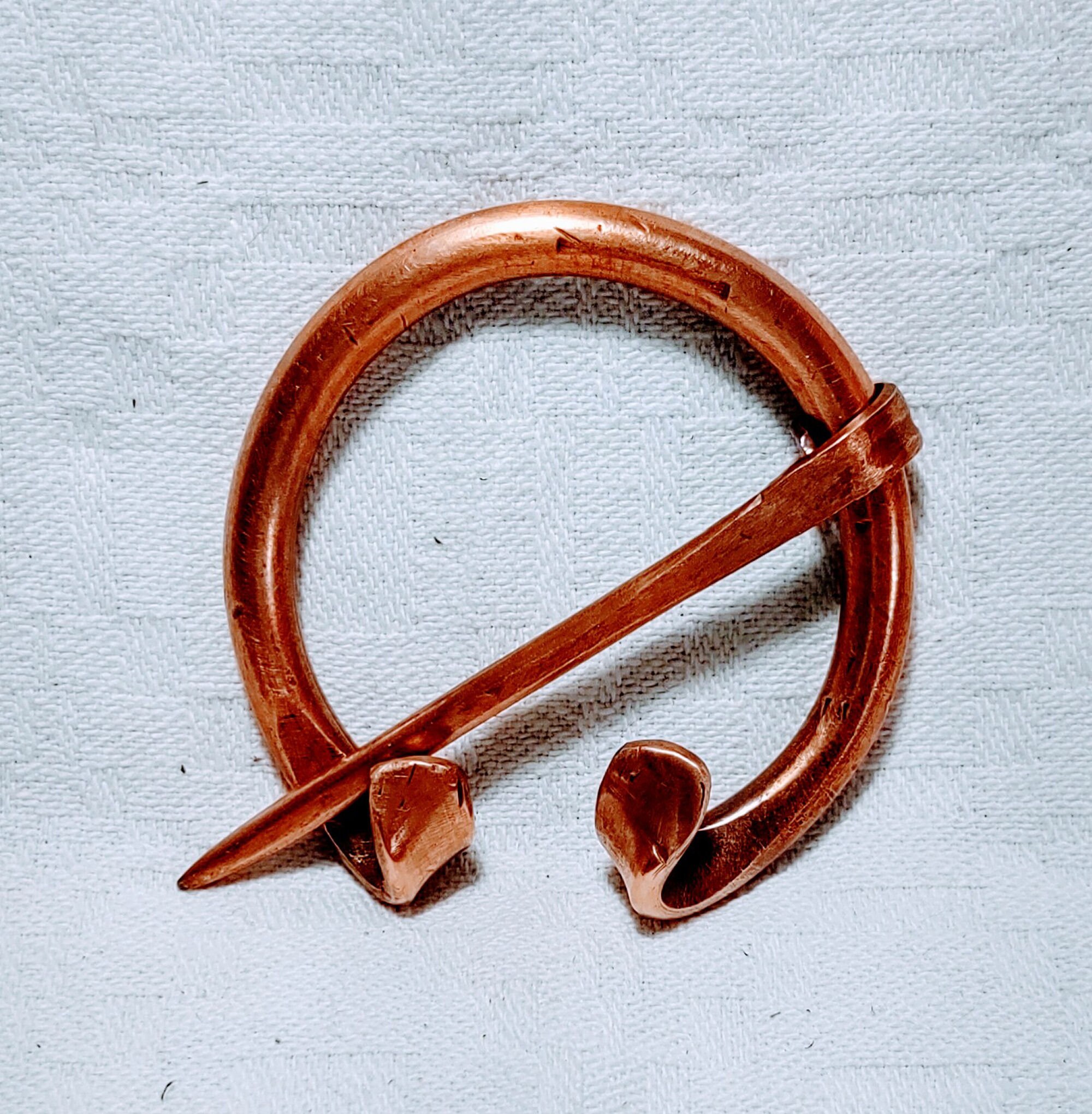 Copper Cloak Pin Etsy