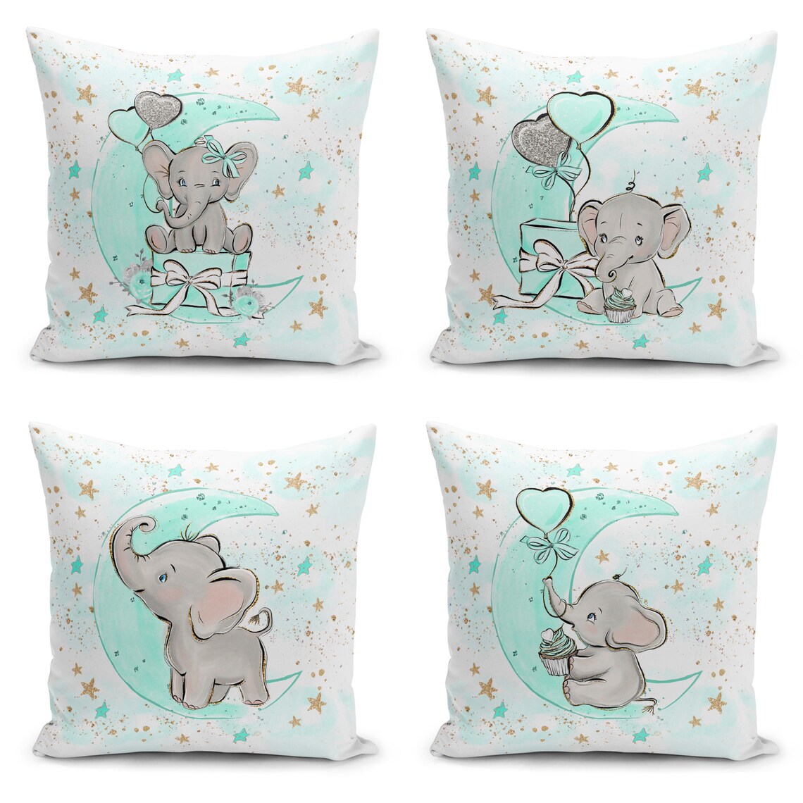 Elephant Fabric Panel Quilting Panel Baby Quilt Panel Etsy