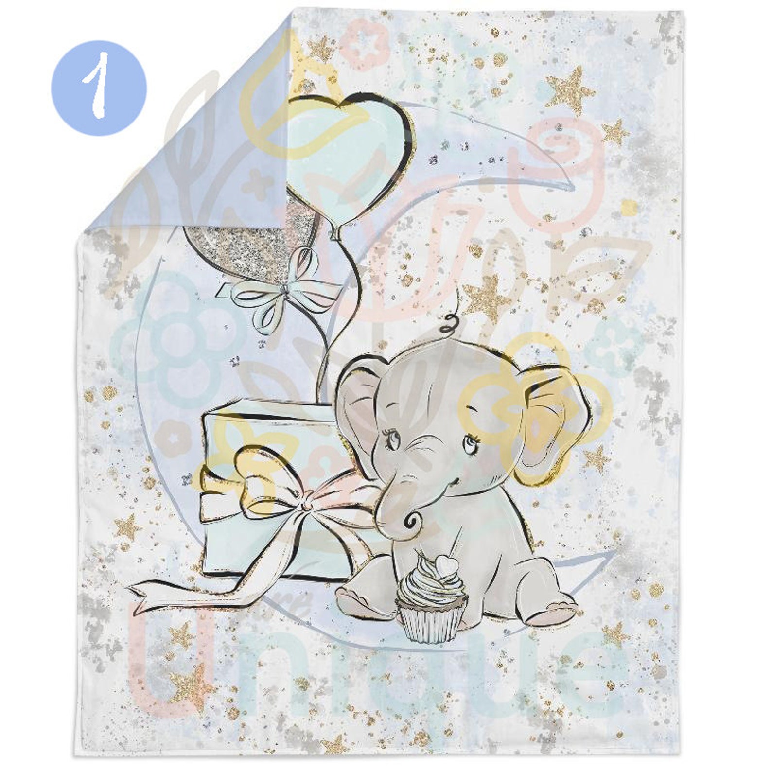 Elephant Fabric Panel Quilting Panel Baby Quilt Panel Etsy