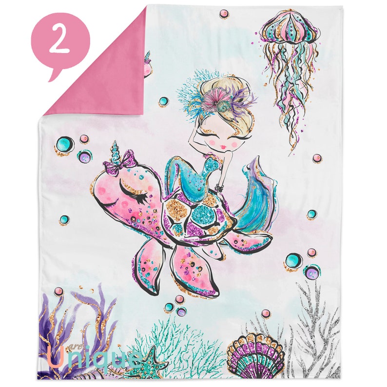 Mermaid Fabric Panel Quilting Panel Sewing Craft Cotton Etsy