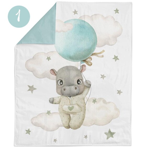 Cute Hippo Fabric Panel Quilting Panel Sewing Craft Cotton Etsy