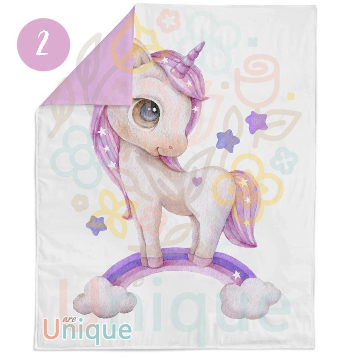 Unicorn Fabric Panel Quilting Panel Baby Quilt Panel Cotton Etsy