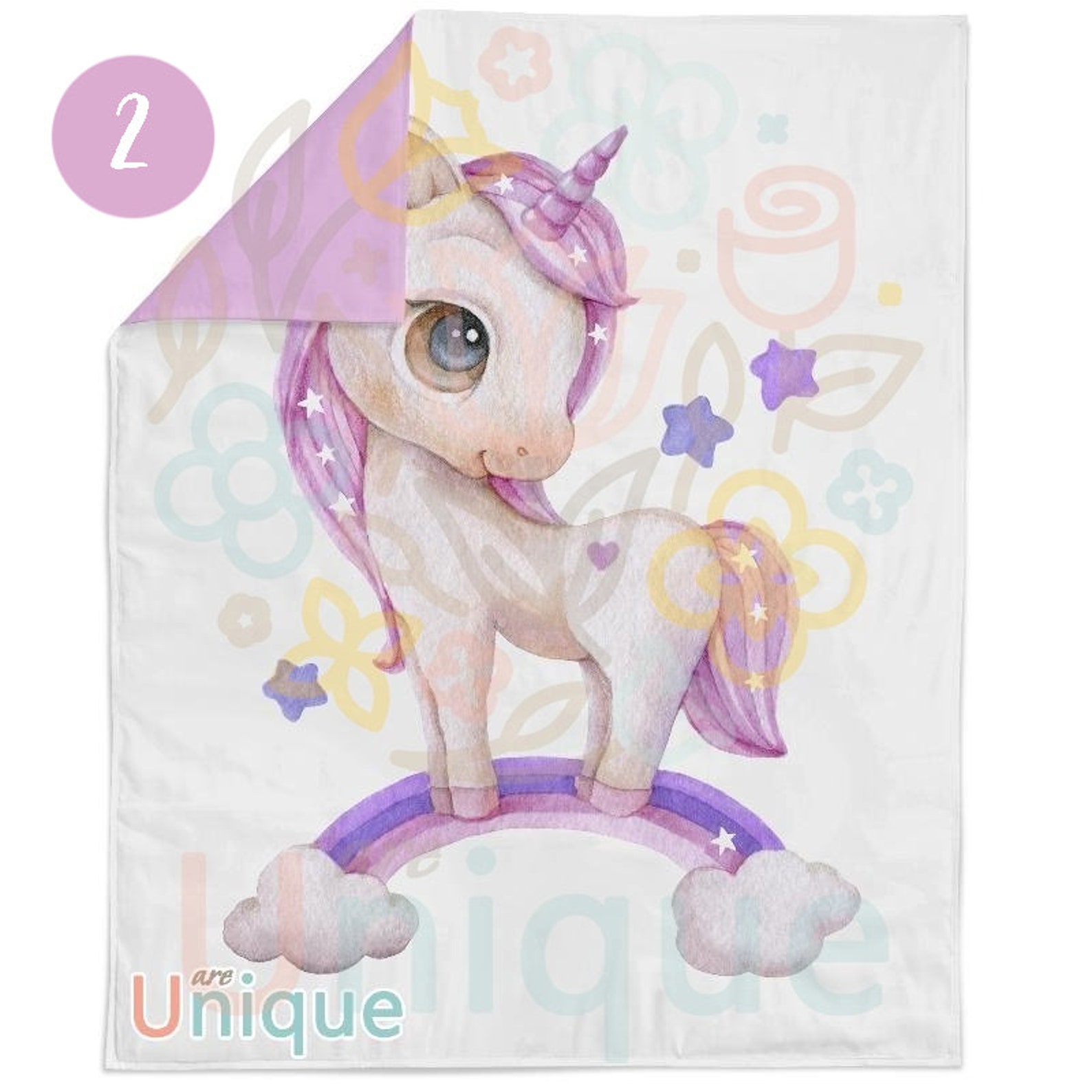Unicorn Fabric Panel Quilting Panel Baby Quilt Panel Cotton Etsy