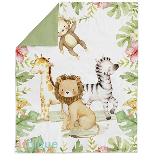Jungle Safari Fabric Panel Quilting Panel Baby Quilt Panel Etsy UK