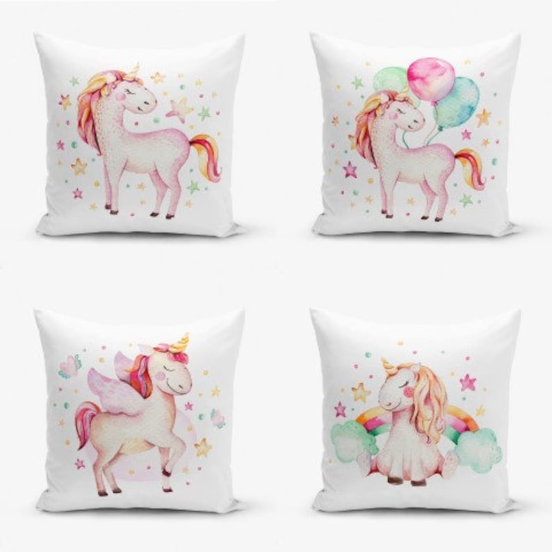 Unicorn Fabric Panel Quilting Panel Sewing Craft Cotton Etsy