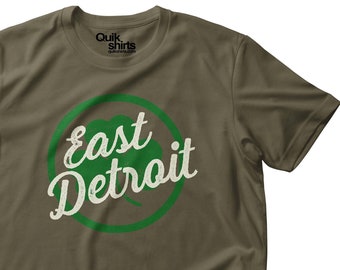 East Detroit (Vintage Print) - DTG Printed - Soft Premium Shirt - Adult, Youth and Big & Tall sizes
