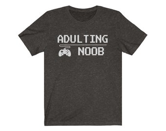 Noob Shirt Etsy - noob vs guest shirt roblox