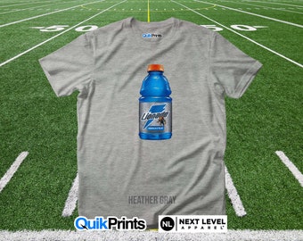 LionAde Bottle Shirt - Detroit Football - Adult, Youth and Big & Tall sizes - Free Sticker Included