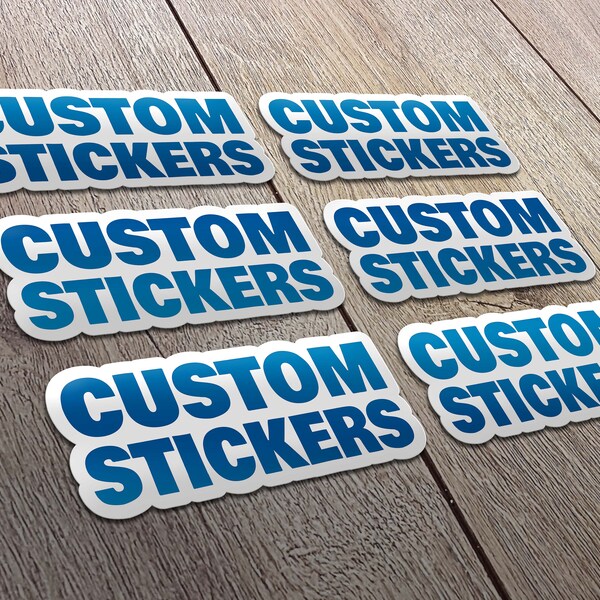 Custom Bumper Stickers Full Color Etsy