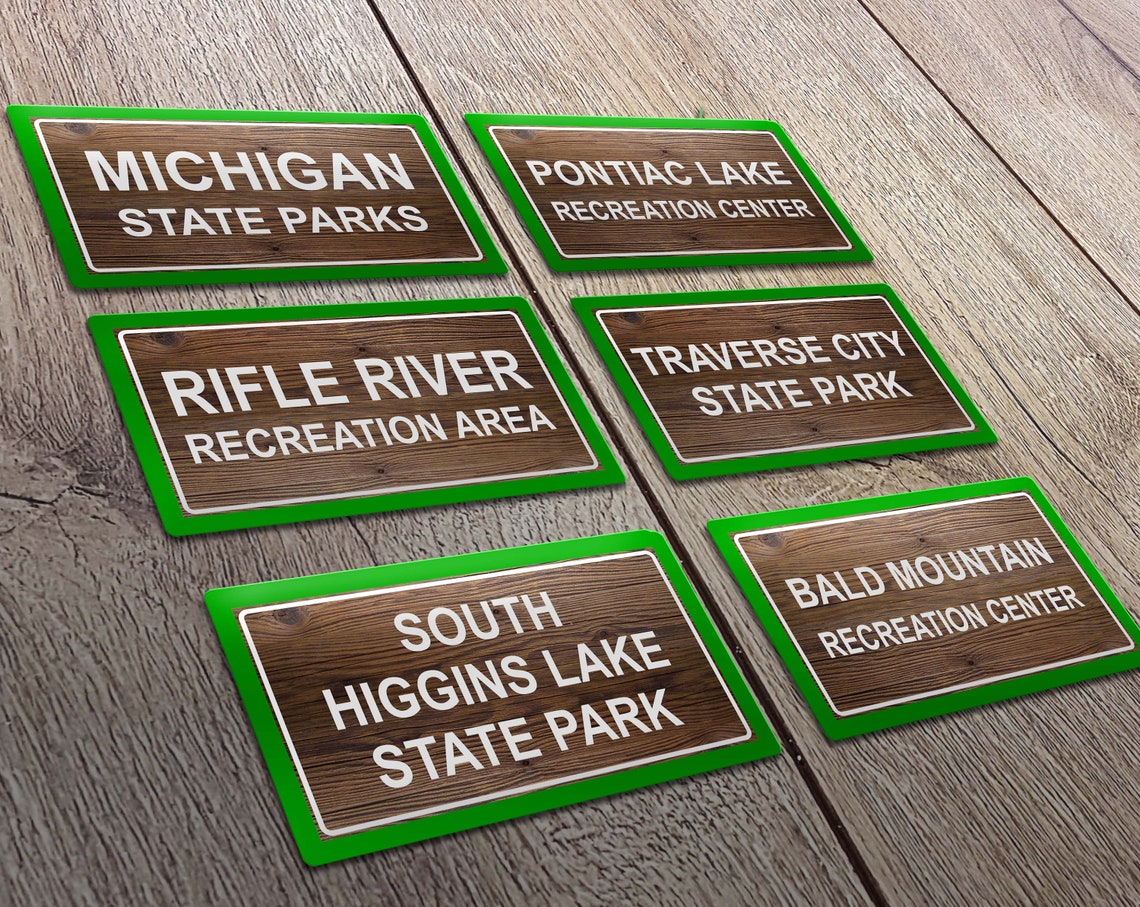 Sticker Michigan State Parks Choose From Any Park Etsy
