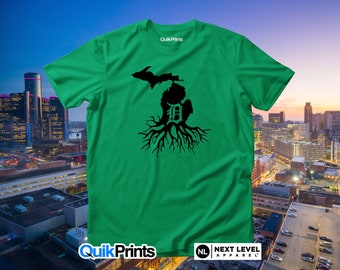 Detroit Michigan Roots -  Premium Shirt - Adult, Youth and Big & Tall sizes