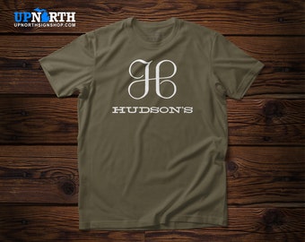 Hudson's Detroit Vintage Department Store Retro Advertising Logo T Shirt J.L 