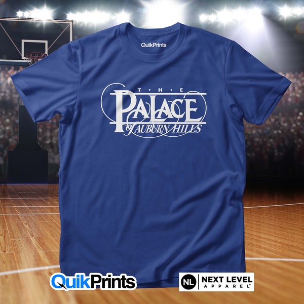 The Palace of Auburn Hills - Detroit Basketball -   Premium Shirt - Adult, Youth and Big & Tall sizes - Over 20 Color Choices