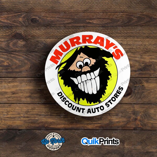 Murrays Discount Auto Parts Sticker - 4 Sizes to Choose From