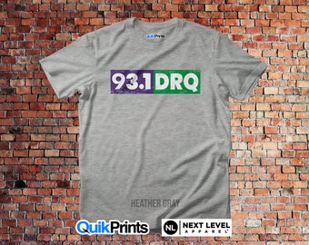 93.1 DRQ (Vintage Print) -   Premium Shirt - Adult, Youth and Big & Tall sizes