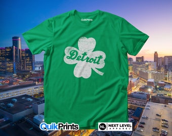 Detroit Clover (Vintage Print)  - Premium Shirt - Adult, Youth and Big & Tall sizes