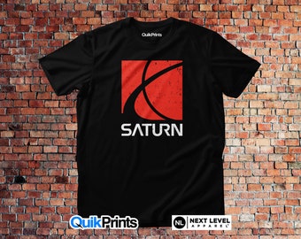 Saturn (Vintage Print)  - DTG Printed Premium Shirt - Adult, Youth and Big & Tall sizes - Over 20 color choices