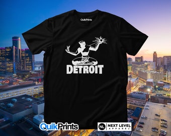Detroit Spirt - Detroit Landmark -   Premium Shirt - Adult, Youth and Big & Tall sizes - Over 20 Color Choices