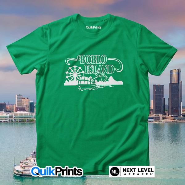 Boblo Island Amusement Park - Detroit Michigan -  Premium Shirt - Adult, Youth and Big & Tall sizes - Over 20 Color Choices