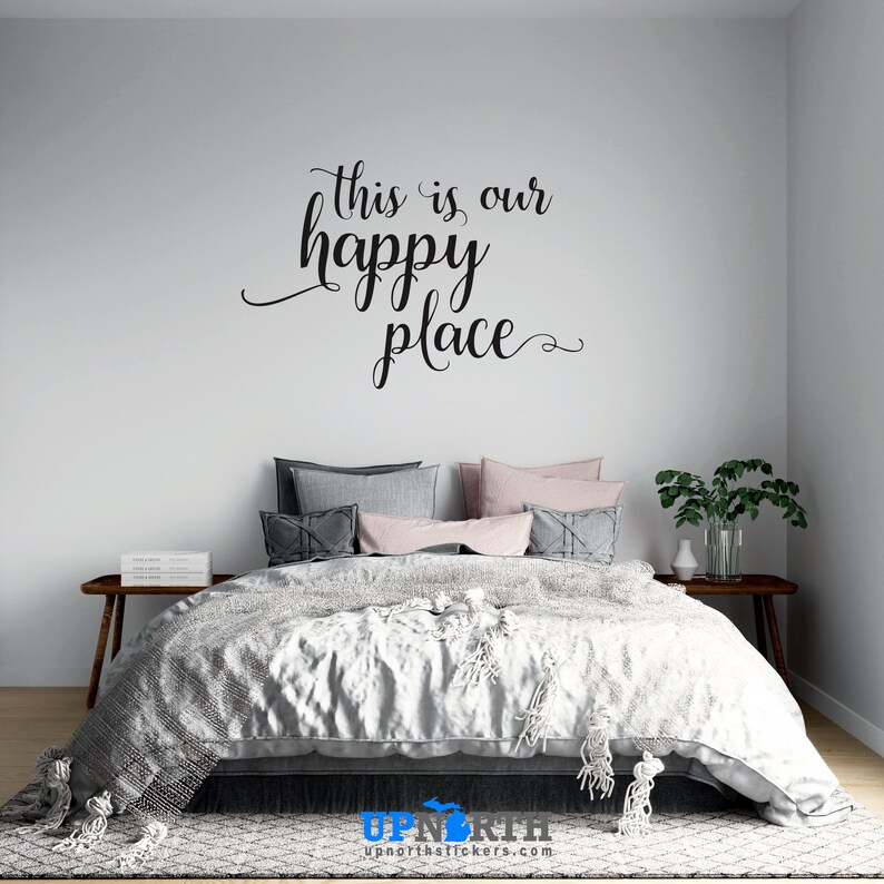 This is Our Happy Place Custom Vinyl Wall Decal Made to Etsy