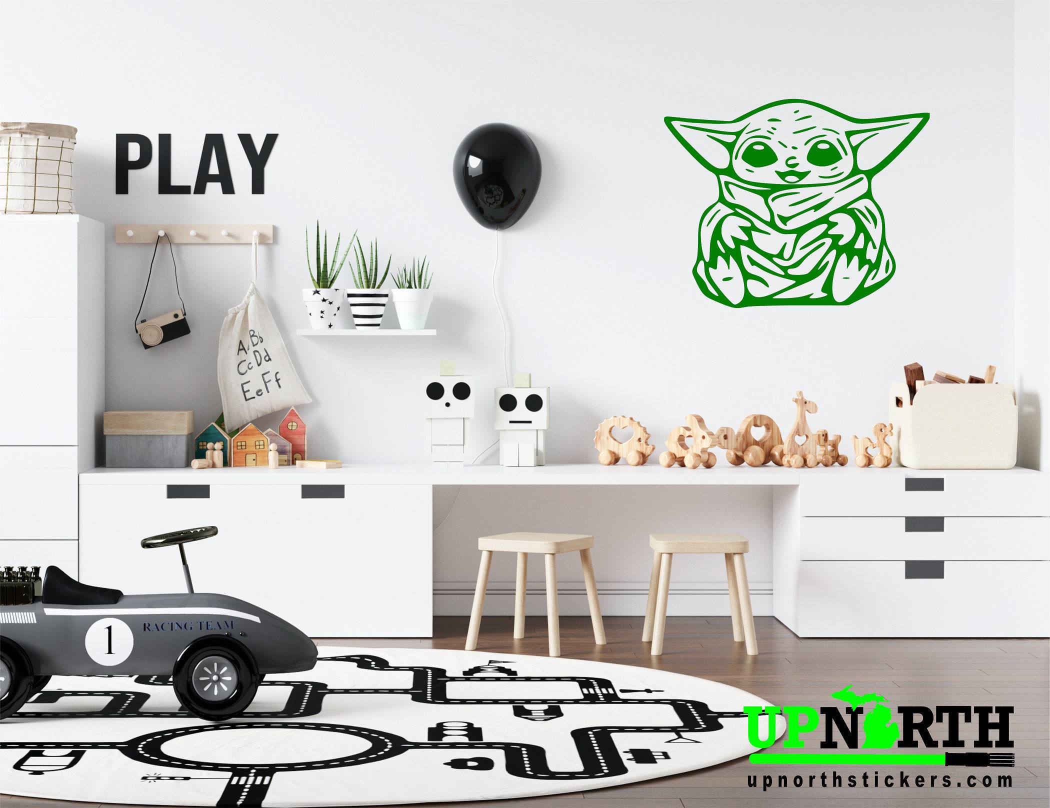 Baby Yoda Custom Wall or Vehicle Vinyl Decal