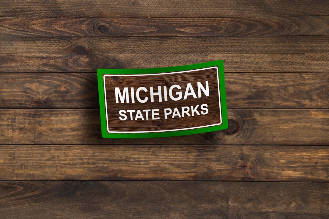 Custom Michigan State Park Sticker 4 Sizes Many Parks to Etsy